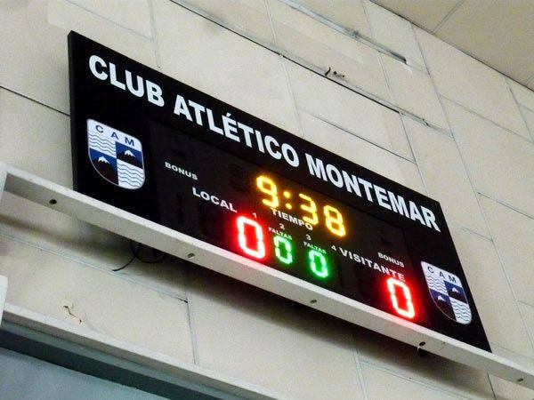 Marcador multideporte. Club Atlético Montemar Alicante